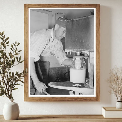 Milk Bottling Process in Chandler Arizona May 1940