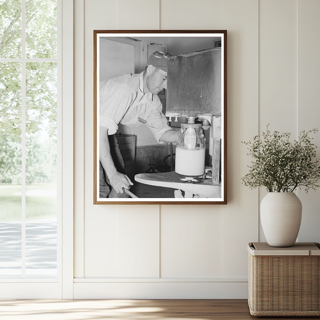 Milk Bottling Process in Chandler Arizona May 1940