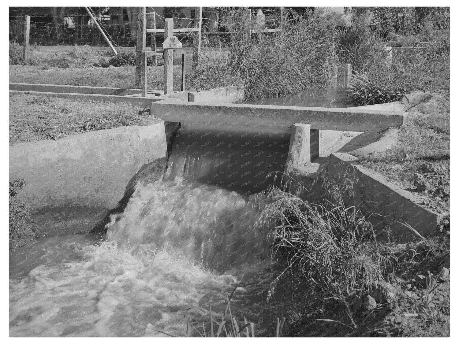 Irrigation Ditch in Maricopa County Arizona May 1940