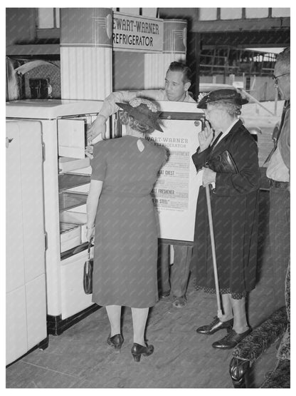 Electric Refrigerator Demonstration Phoenix Arizona May 1940