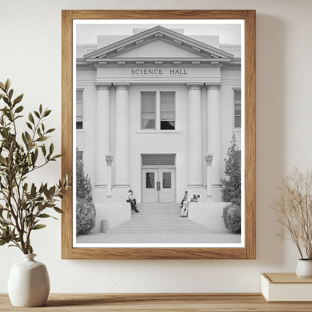 Science Hall Entrance Phoenix Union High School 1940