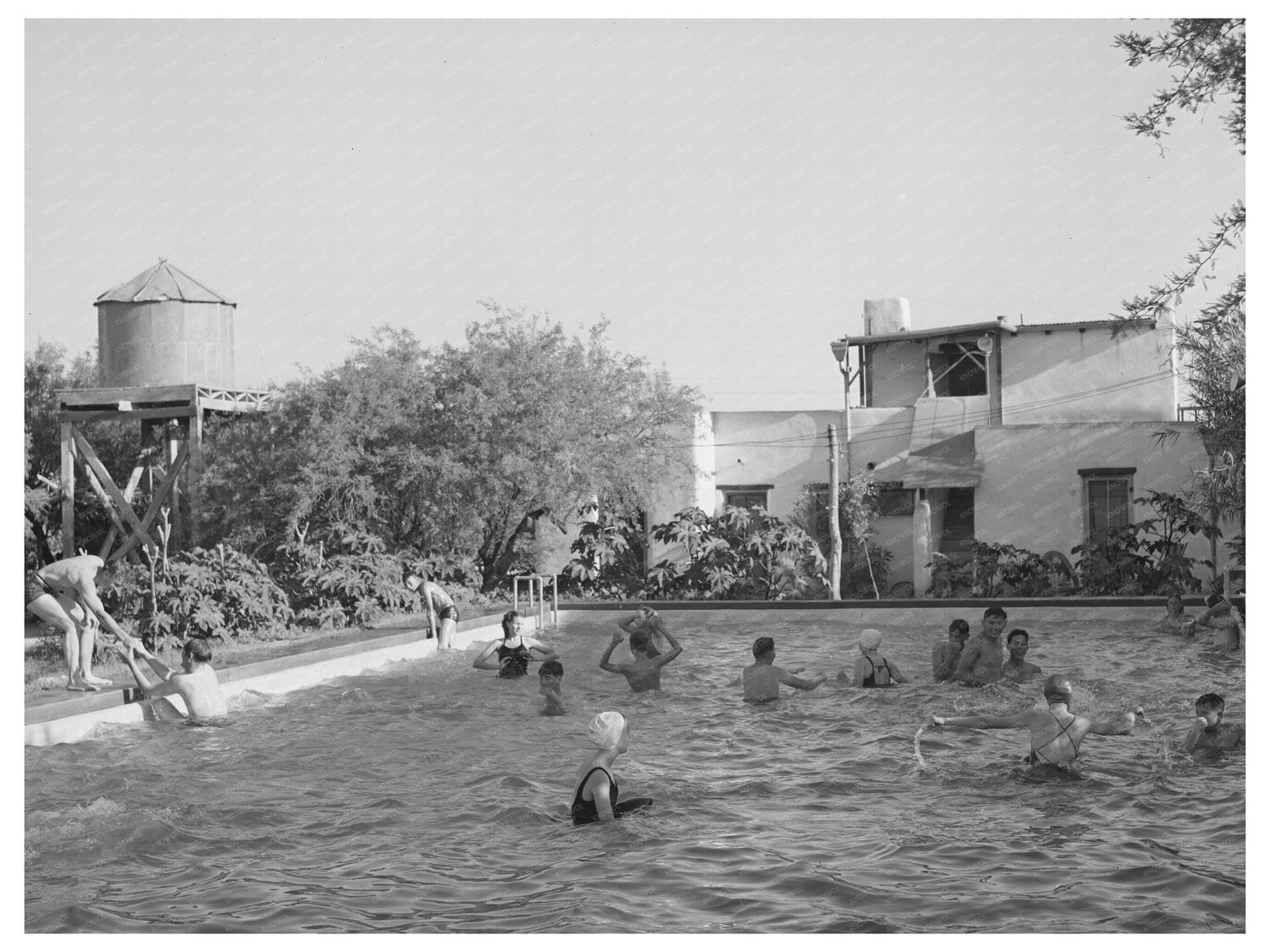 1940 Vintage Swimming Pool at Coolidge Desert Ranch