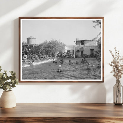 1940 Vintage Swimming Pool at Coolidge Desert Ranch