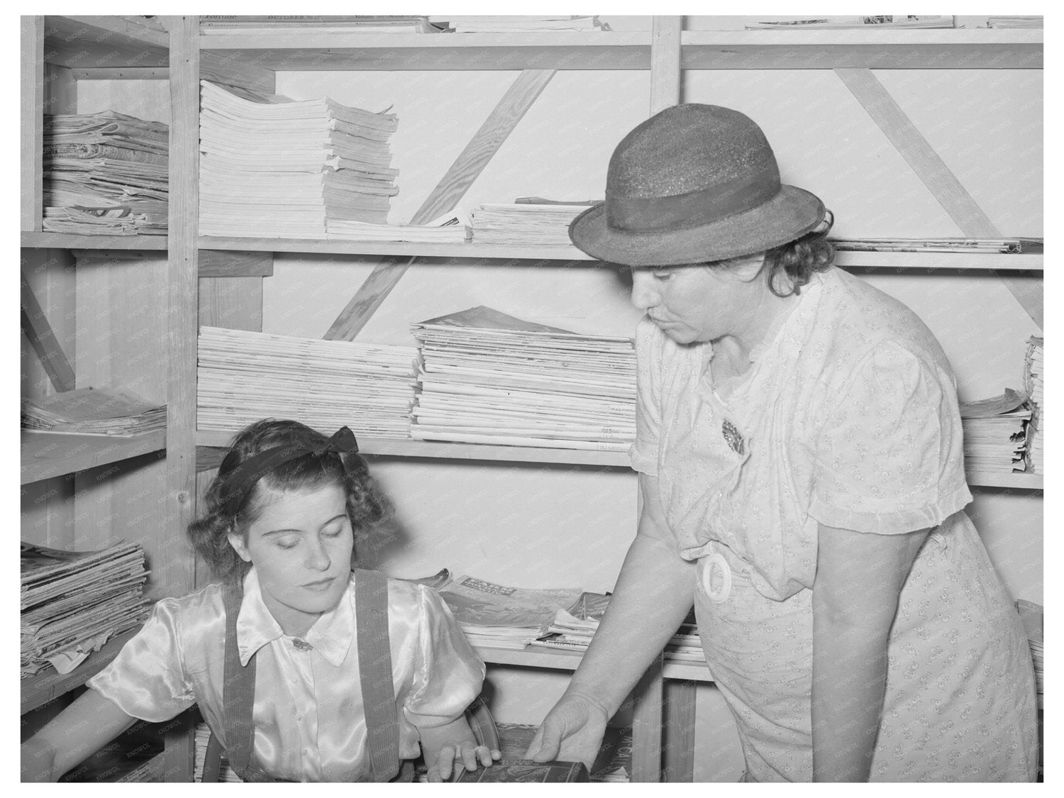 1940 Vintage Library at Casa Grande Valley Farms Arizona