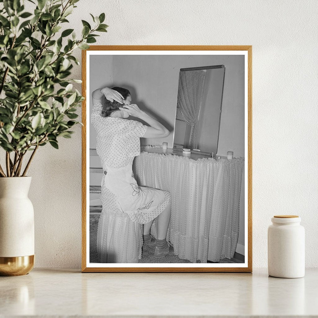 Woman at Dressing Table Casa Grande Valley Farms 1940