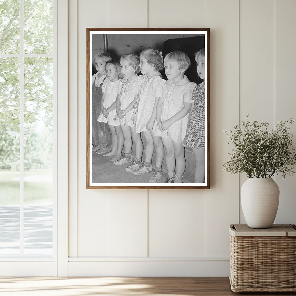 Children Singing at Casa Grande Valley Farms Nursery 1940