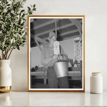 Weighing Milk at Casa Grande Valley Farms Arizona 1940