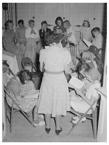 Sunday School Lesson at Casa Grande Valley Farms 1940