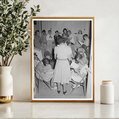 Sunday School Lesson at Casa Grande Valley Farms 1940