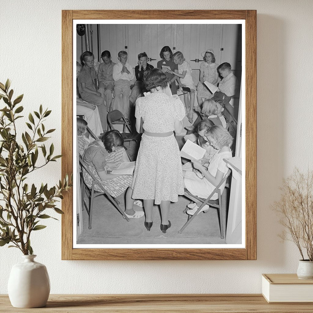 Sunday School Lesson at Casa Grande Valley Farms 1940