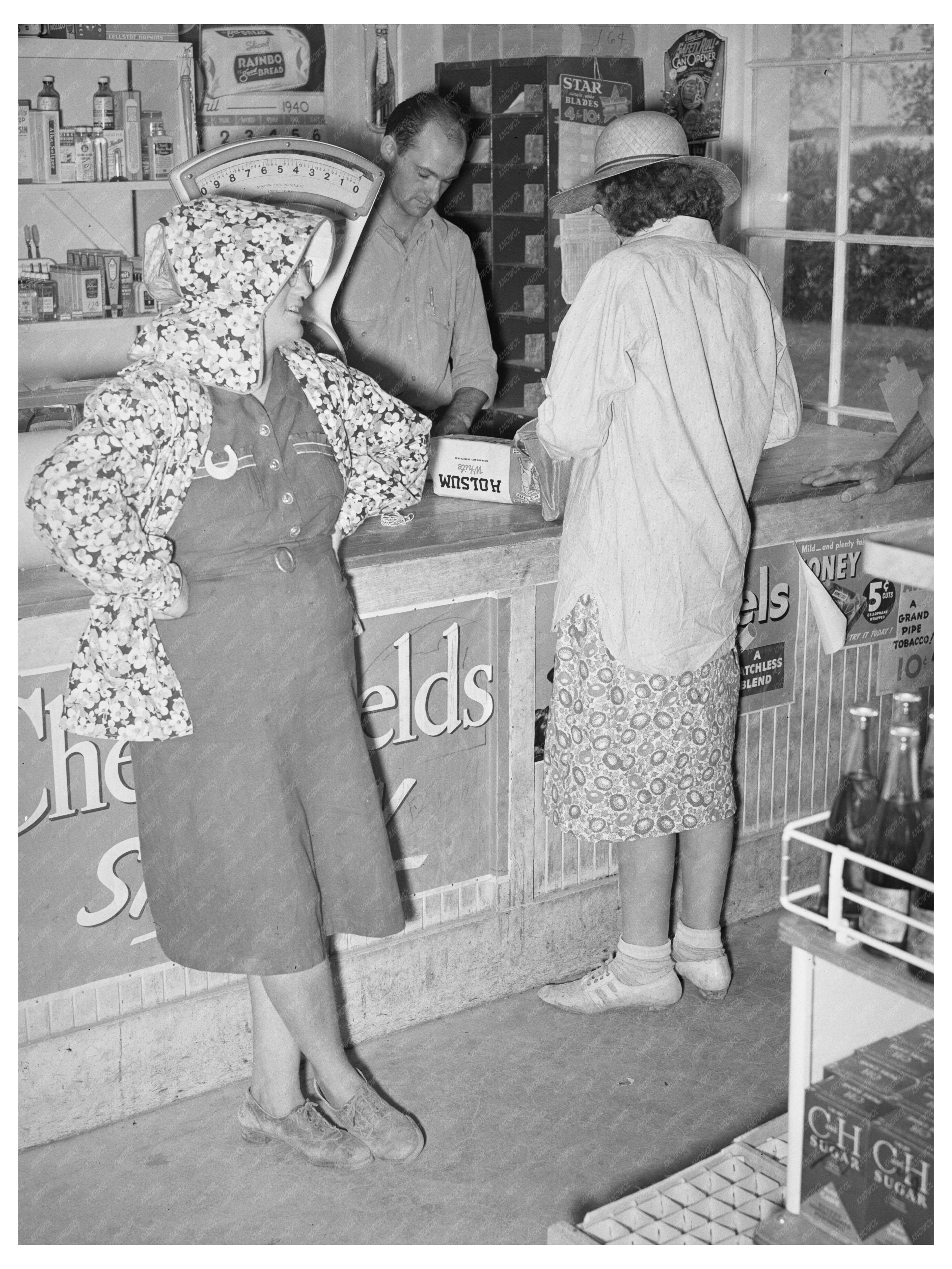 Grocery Store Interior Casa Grande Valley Farms May 1940