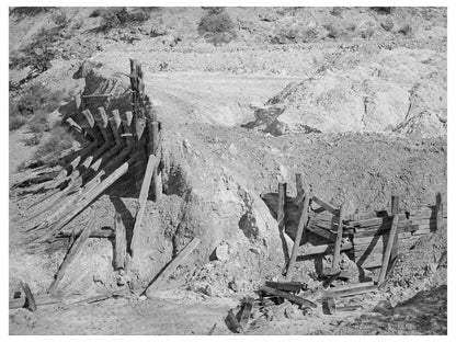 Abandoned Copper Mine Remains in New Mexico May 1940
