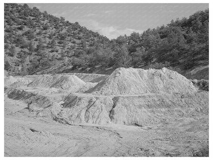 Abandoned Copper Mine Tailings Leopold New Mexico 1940
