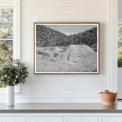 Abandoned Copper Mine Tailings Leopold New Mexico 1940