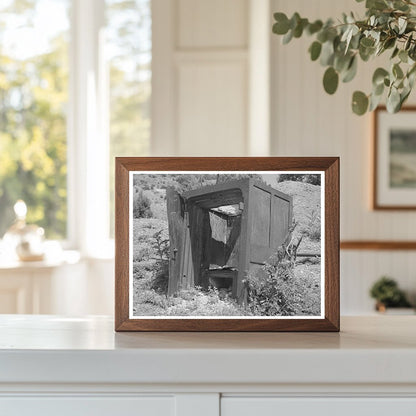 Vintage Safe Remains Georgetown New Mexico May 1940