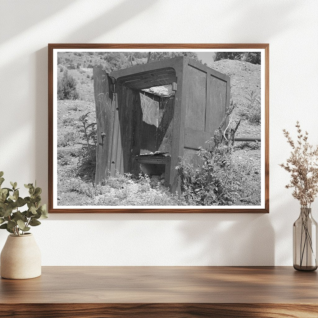 Vintage Safe Remains Georgetown New Mexico May 1940