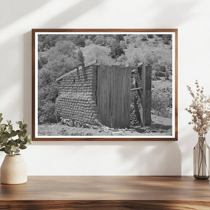 Georgetown New Mexico Adobe Buildings Remains May 1940