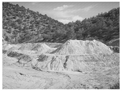Tailings at Abandoned Copper Mine Leopold NM 1940