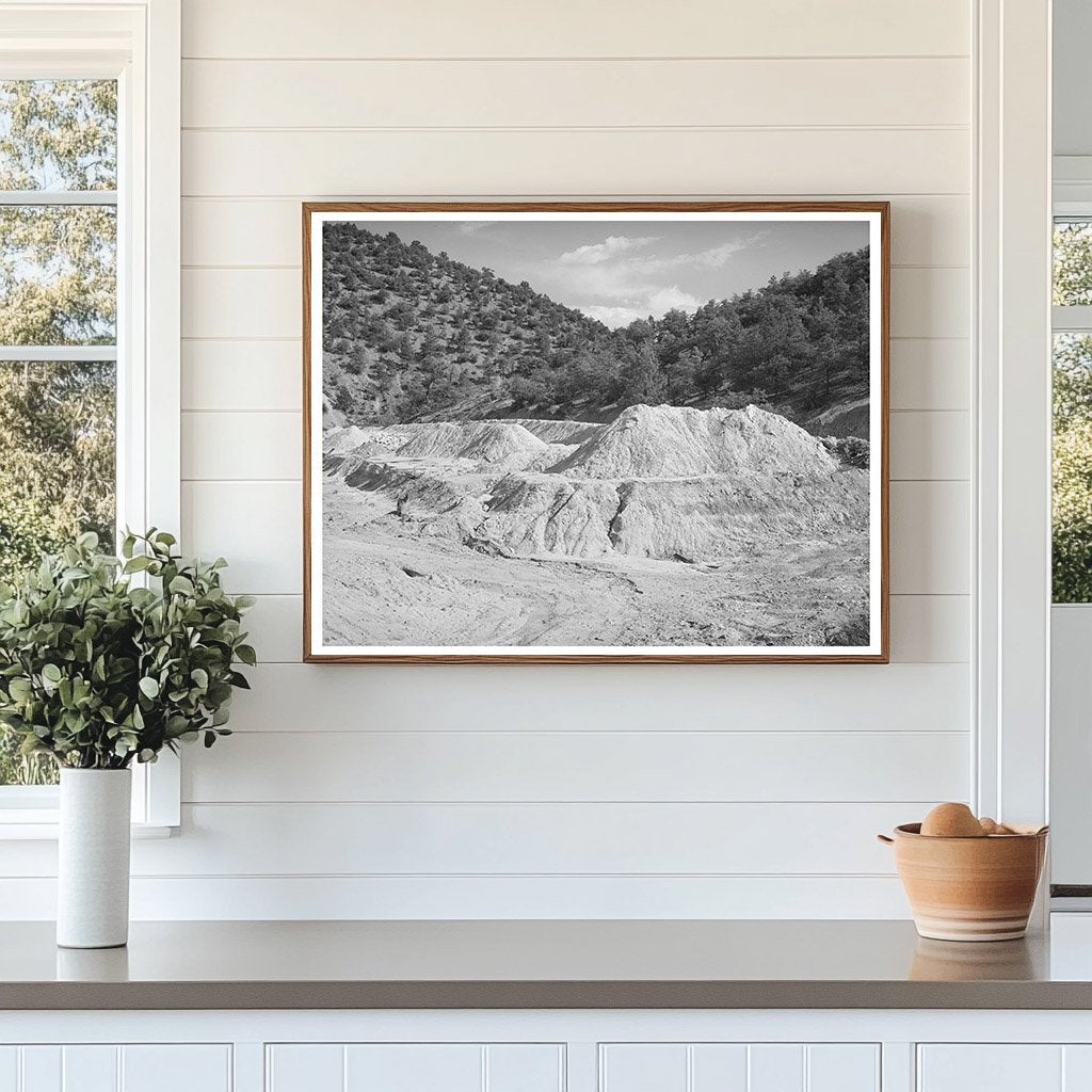 Tailings at Abandoned Copper Mine Leopold NM 1940