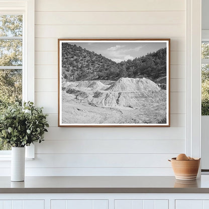 Tailings at Abandoned Copper Mine Leopold NM 1940