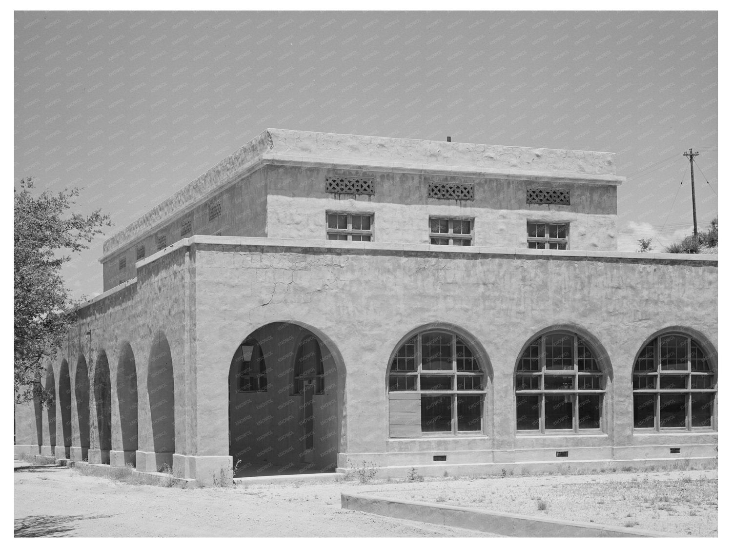 Burro Mountain Copper Company Building Tyrone New Mexico 1940