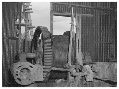 Steam Winch Remains in Pinos Altos Gold Mine 1940