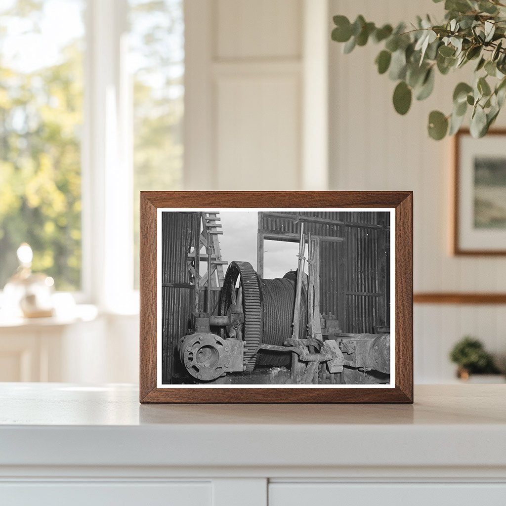 Steam Winch Remains in Pinos Altos Gold Mine 1940