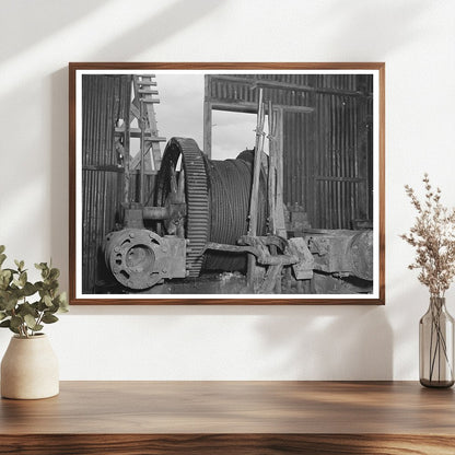 Steam Winch Remains in Pinos Altos Gold Mine 1940