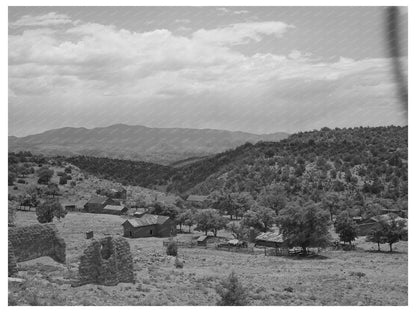 Georgetown New Mexico Ghost Town May 1940 Vintage Image