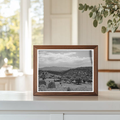 Georgetown New Mexico Ghost Town May 1940 Vintage Image