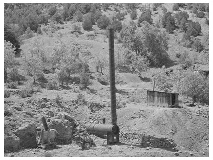 1940 Georgetown Gold Mining Equipment Remains New Mexico