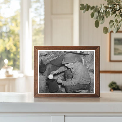 Eugene Davis Gold Prospector Coffee in Pinos Altos 1940