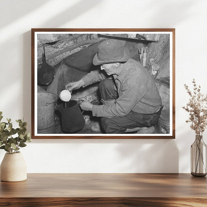 Eugene Davis Gold Prospector Coffee in Pinos Altos 1940