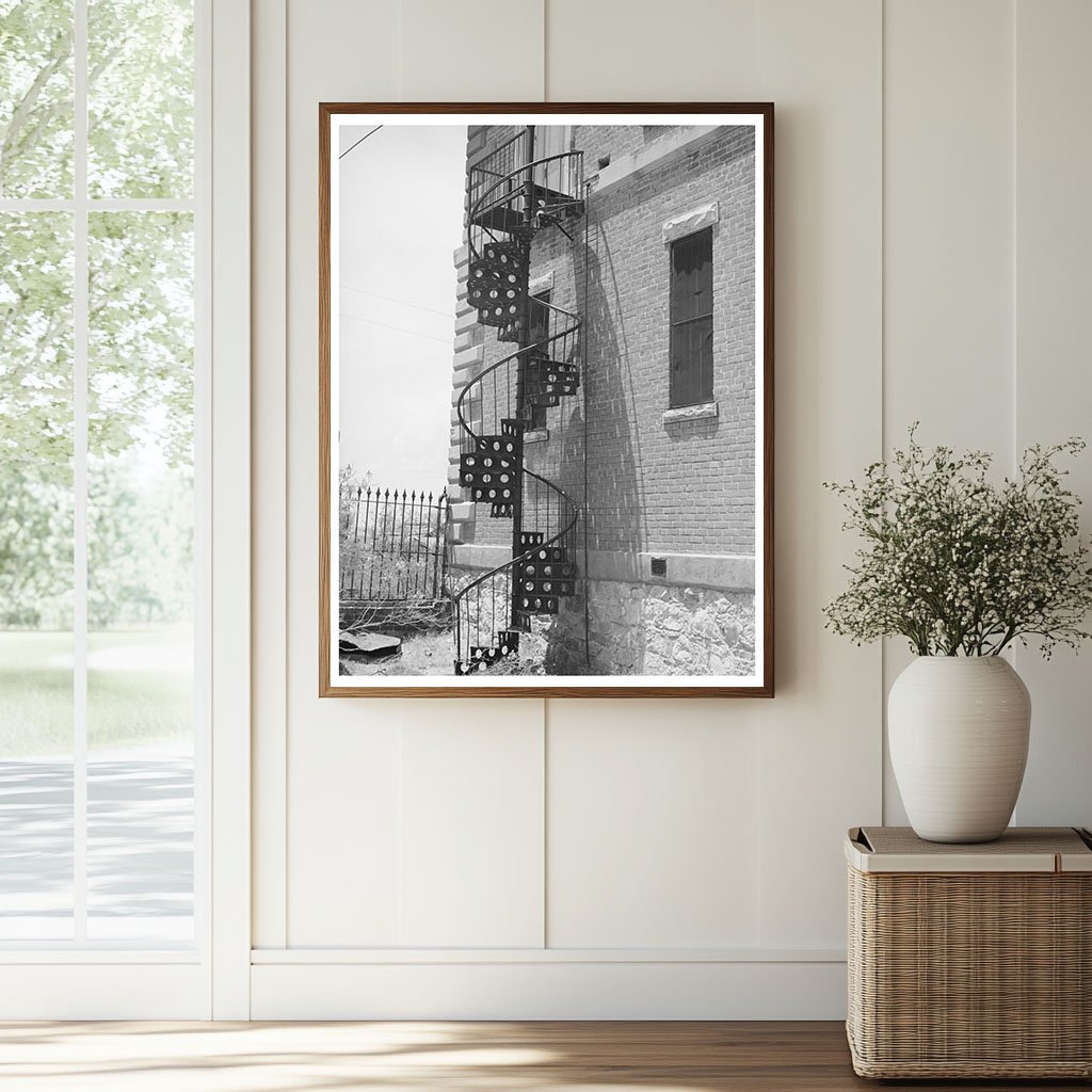 Abandoned Courthouse Fire Escape Tombstone Arizona 1940