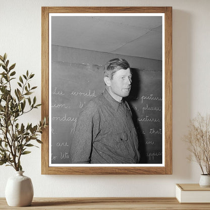 Farmer Speaks at Farm Bureau Meeting Pie Town NM 1940