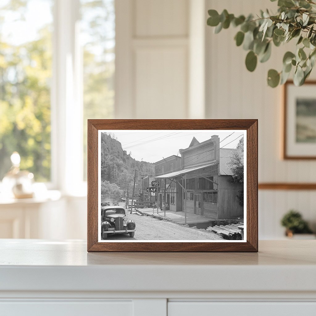 Mogollon New Mexico Main Street Scene May 1940