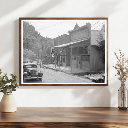 Mogollon New Mexico Main Street Scene May 1940