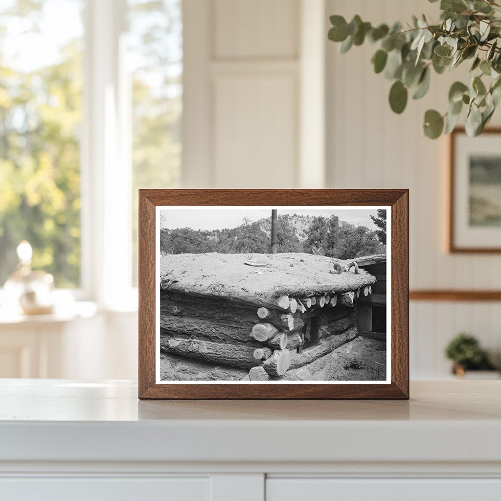 Dugout Structure in Pie Town New Mexico June 1940