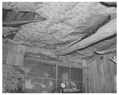 1940 Vintage Window and Ceiling in Pie Town New Mexico