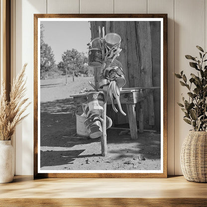 Milk Buckets in Pie Town New Mexico June 1940
