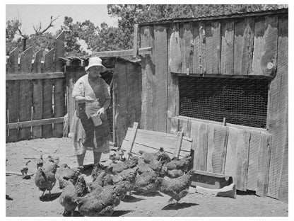 Mrs. George Hutton Homesteader Pie Town New Mexico 1940
