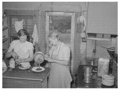 Mother and Daughter Working in Pie Town Cafe 1940