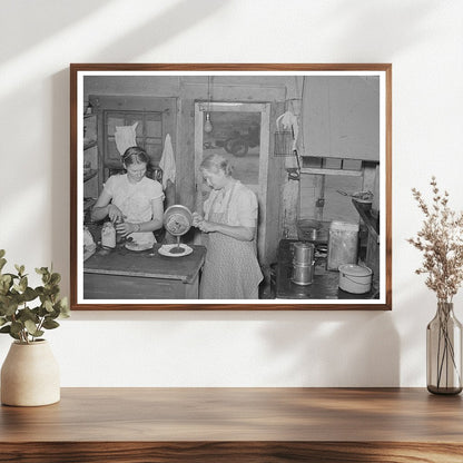 Mother and Daughter Working in Pie Town Cafe 1940