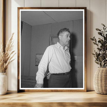 Mr. Keele in Pie Town New Mexico June 1940