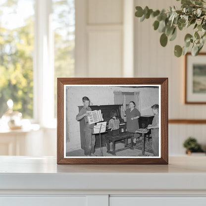 Wife of Homesteader Supervises WPA Music Class 1940