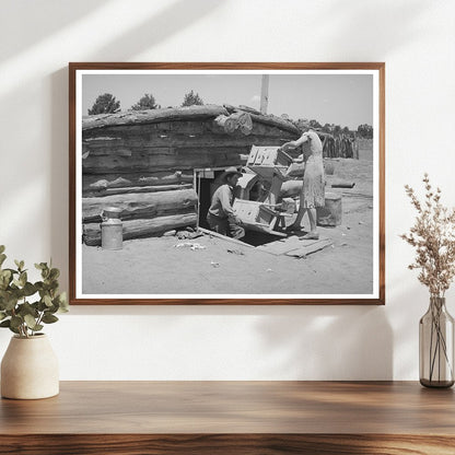 Mr and Mrs Caudill Moving Furniture in Pie Town 1940