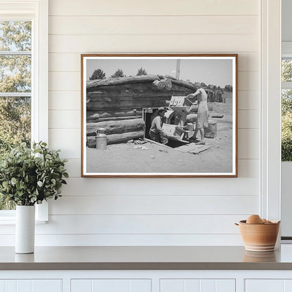 Mr and Mrs Caudill Moving Furniture in Pie Town 1940