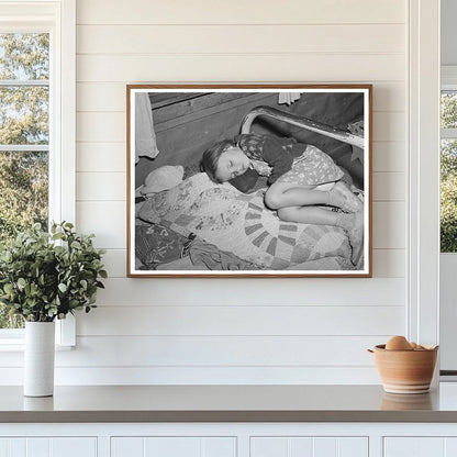 Josie Caudill Sleeping at Forty-two Party Pie Town 1940