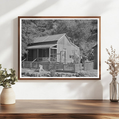 Mogollon New Mexico House Vintage Photo June 1940