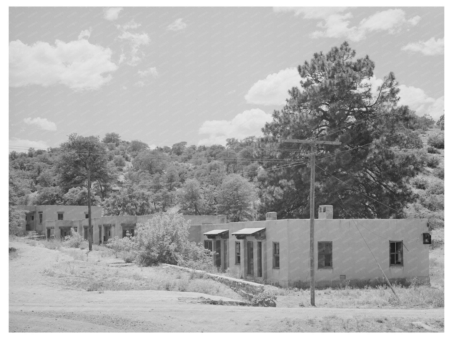 Tyrone New Mexico Company Housing June 1940 Historical Photo